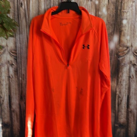 Under Armour Men's Tech 2.0 1/2 Zip Sweater - Phoenix Fire - S - Picture 4 of 10